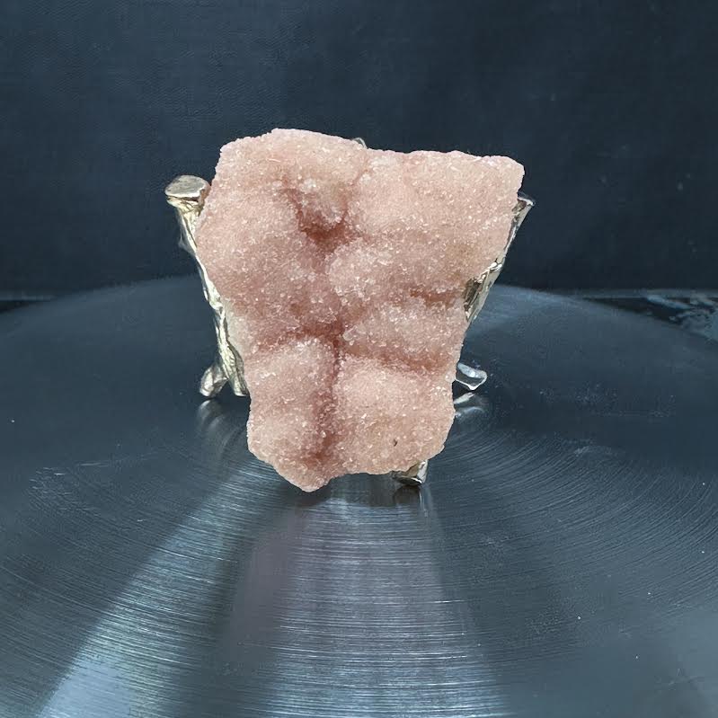 Crystal Deal· Wholesale Crystals & Gifts - Wholesale Spiritual Stone/Crystal - Druzy Pink Quartz Lot of 4 small pieces2