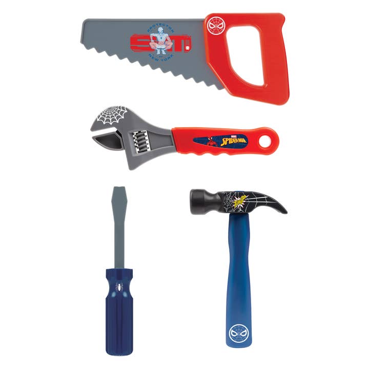 World Tech Toys - Wholesale Toy Set - Kids - Spider-Man 4 Piece Hand Tool Set1
