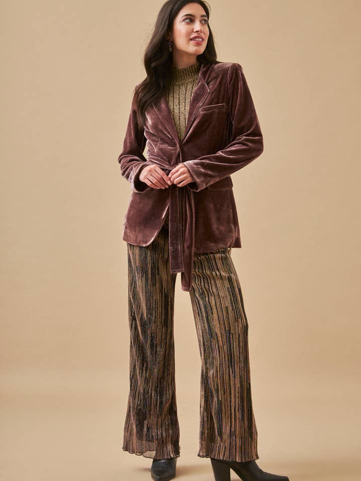 SE.MEGULA fløjlsjakke med dobbeltradede knapper for engroshandel hos NKN Nekane