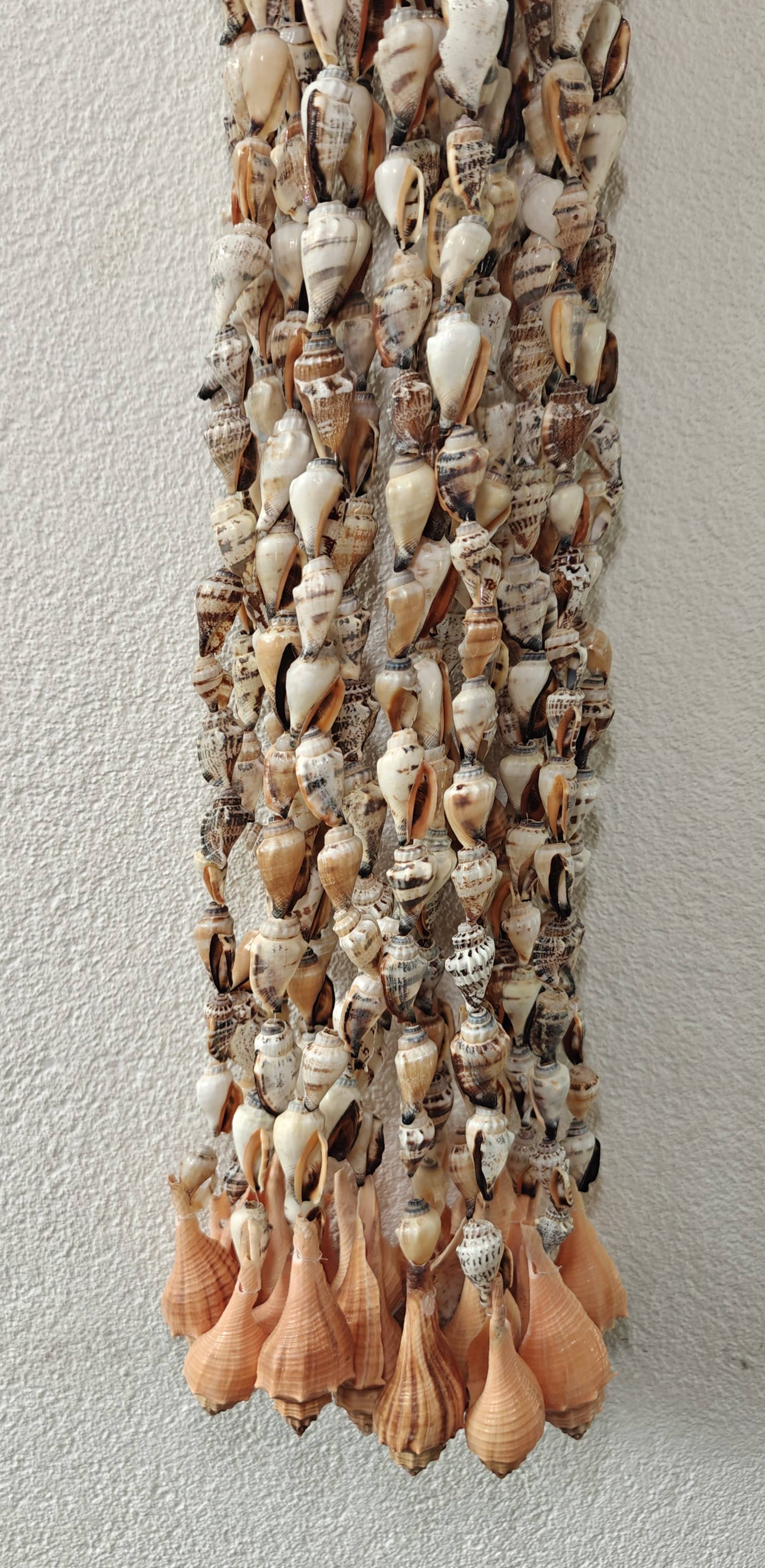 Product Import Holland – wholesale Mobil – Dekorativ snäckhänge för vägg, strandstil, 120 cm1