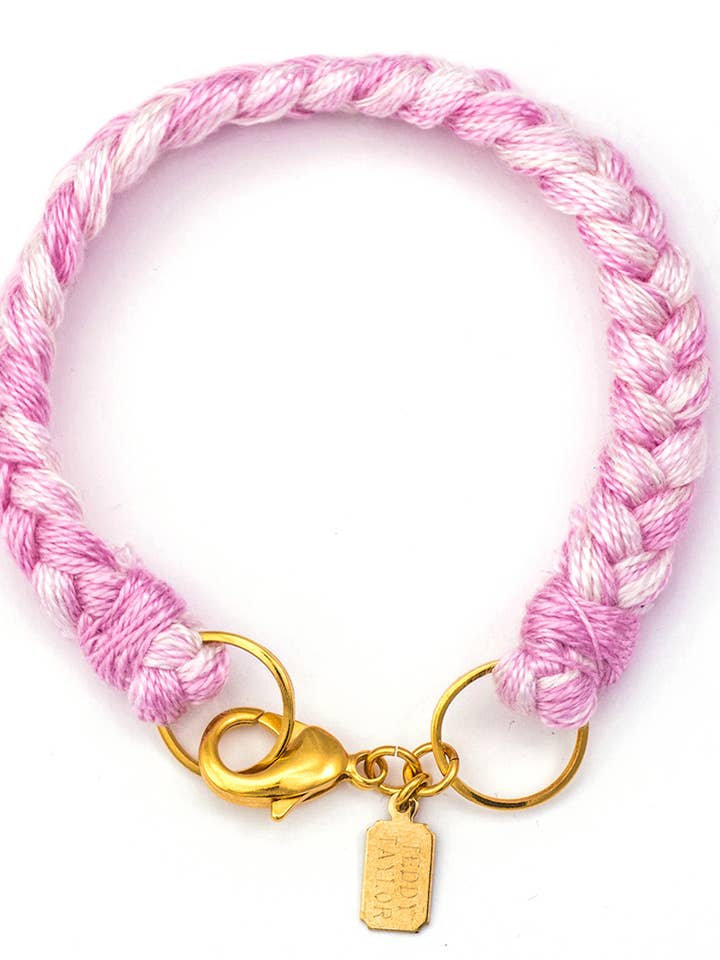 Rosewater Pink Armband - handgefärbt für den Großhandel von Teddy Taylor Jewelry
