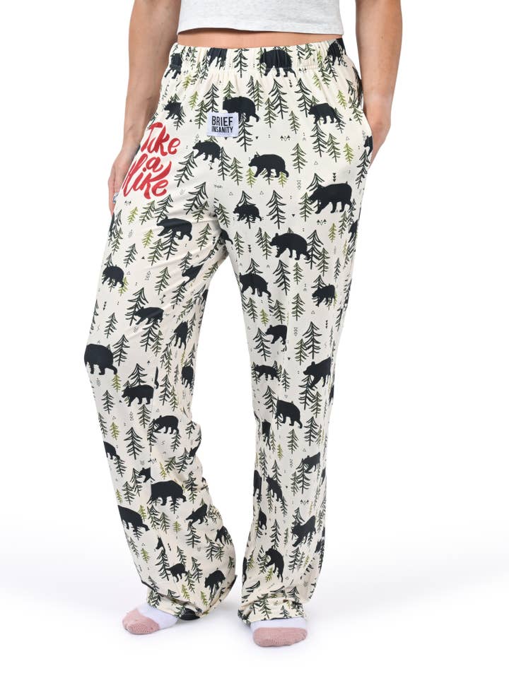 BRIEF INSANITY - Wholesale Sleepwear Bottom - Women's - Take A Hike Bear Pajama Lounge Pants3
