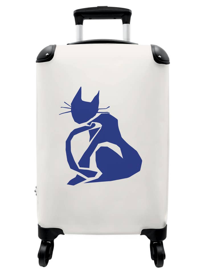 Étui - Art - Chat - Matisse - Bleu - Animaux pour la vente par MuchoWow