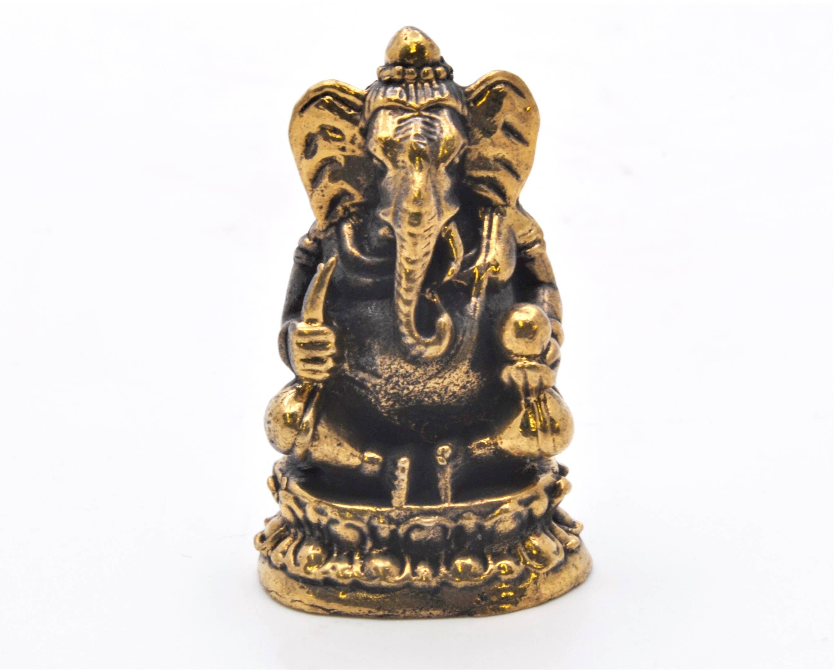 Ciel Collectables - Wholesale Decorative figurine - Hand Crafted sitting Ganesh Figurine 1 inch Tall.