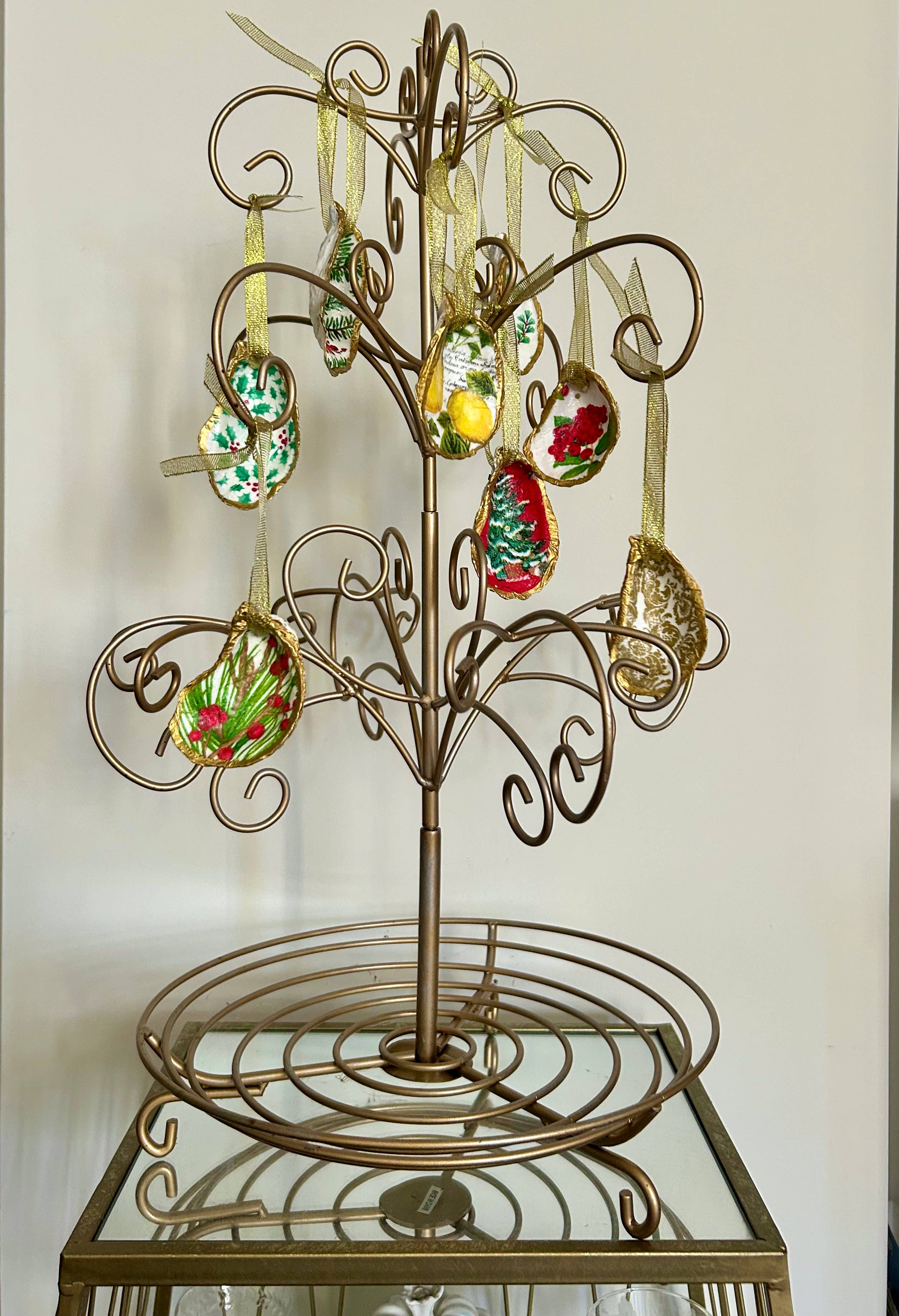 Del Mar Designs DC – Engroshandel Pynt – FERIE Østerskals Ornament-Mistelsten3