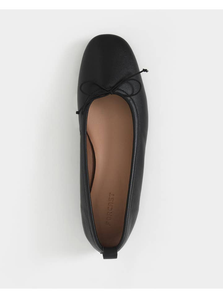Black Forcast Women's Lizbeth Leather Ballet Flat for wholesale on Faire6