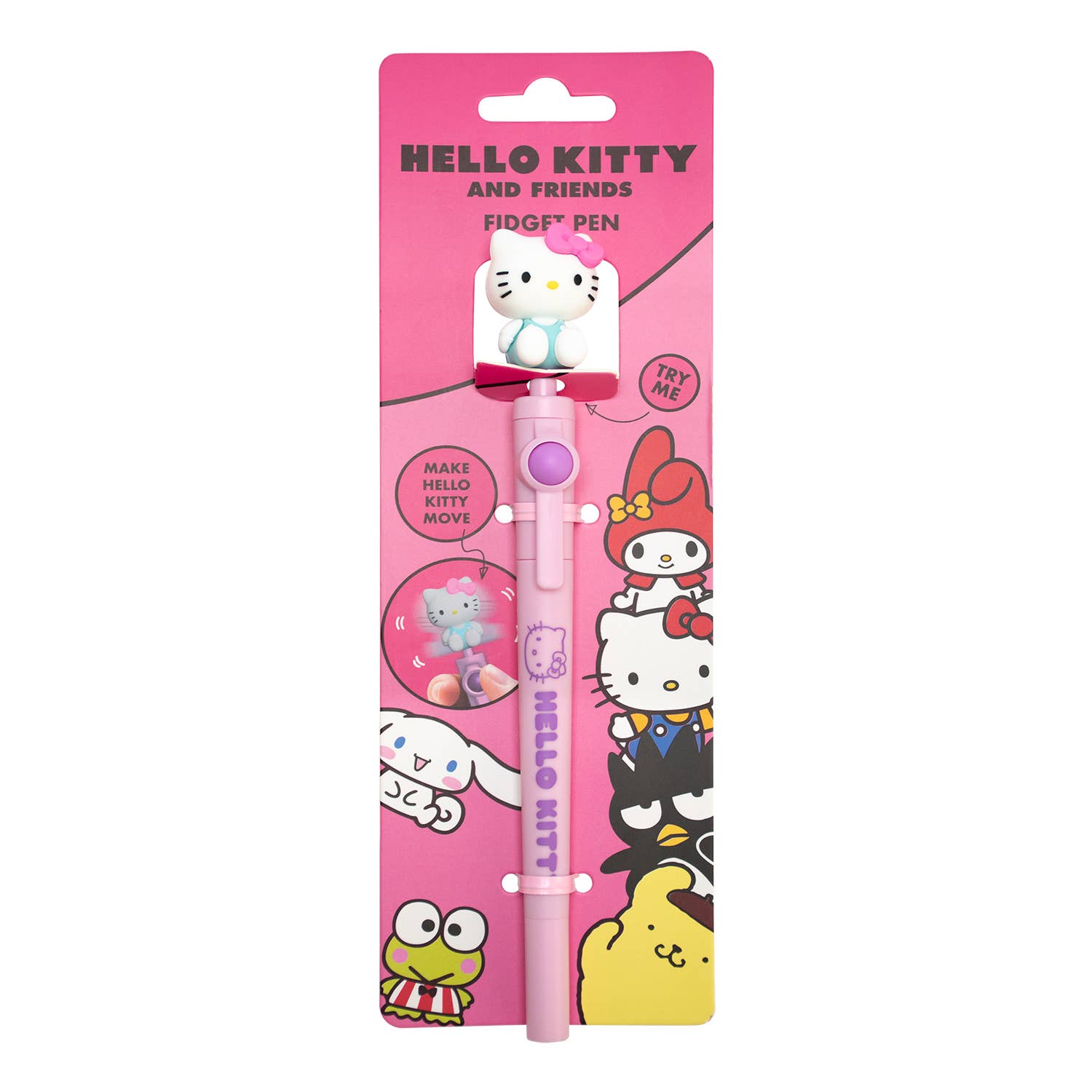 Mad Monkey GmbH - Wholesale Pen - Sanrio Hello Kitty - Fidget Pen incl. Collectible Figure1