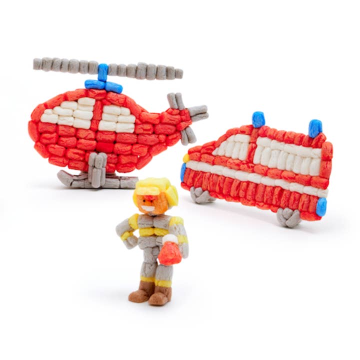 Playmais – Großhandel Spielzeugset – Kinder – Playmais Classic Firetruck1