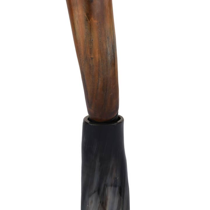 Handicrafts Home - Wholesale Drinking Glass/Cup - Auger Real Viking Drinking Horn with Stand Cups Vessels, 14"