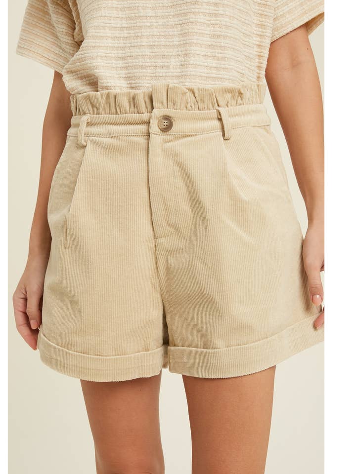 MANCHETTERSHORTS MED VOLANGDETALJ / WL20-4823 för wholesale av Wishlist Apparel