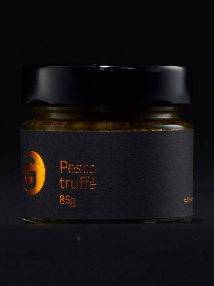 Truffled pesto with black truffle 8% for wholesale by GAZEL