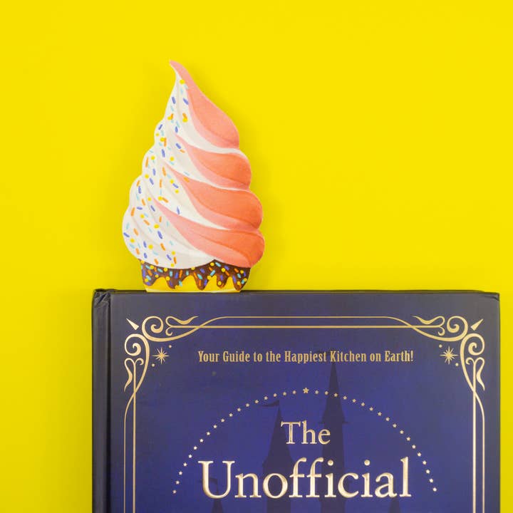 Gestanztes Lesezeichen in Eiswaffelform für den Großhandel von Grey Street Paper