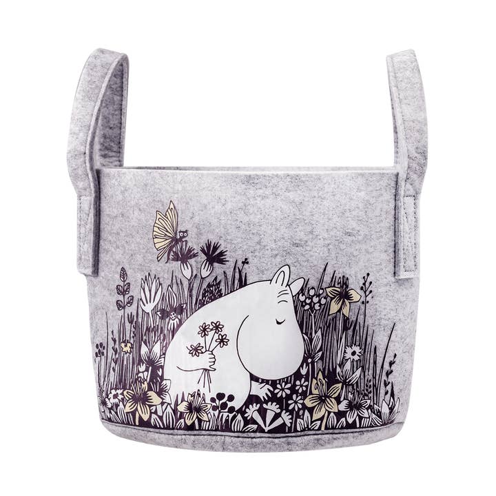 Cesta de almacenamiento de los Mumin - 17L Campo de Flores para venta al por mayor de dsignhouse