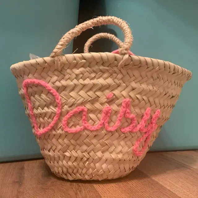 High crafty – wholesale Basket – Kids & baby – Kids Custom Straw Basket – Small Handwoven Wicker Bag 4