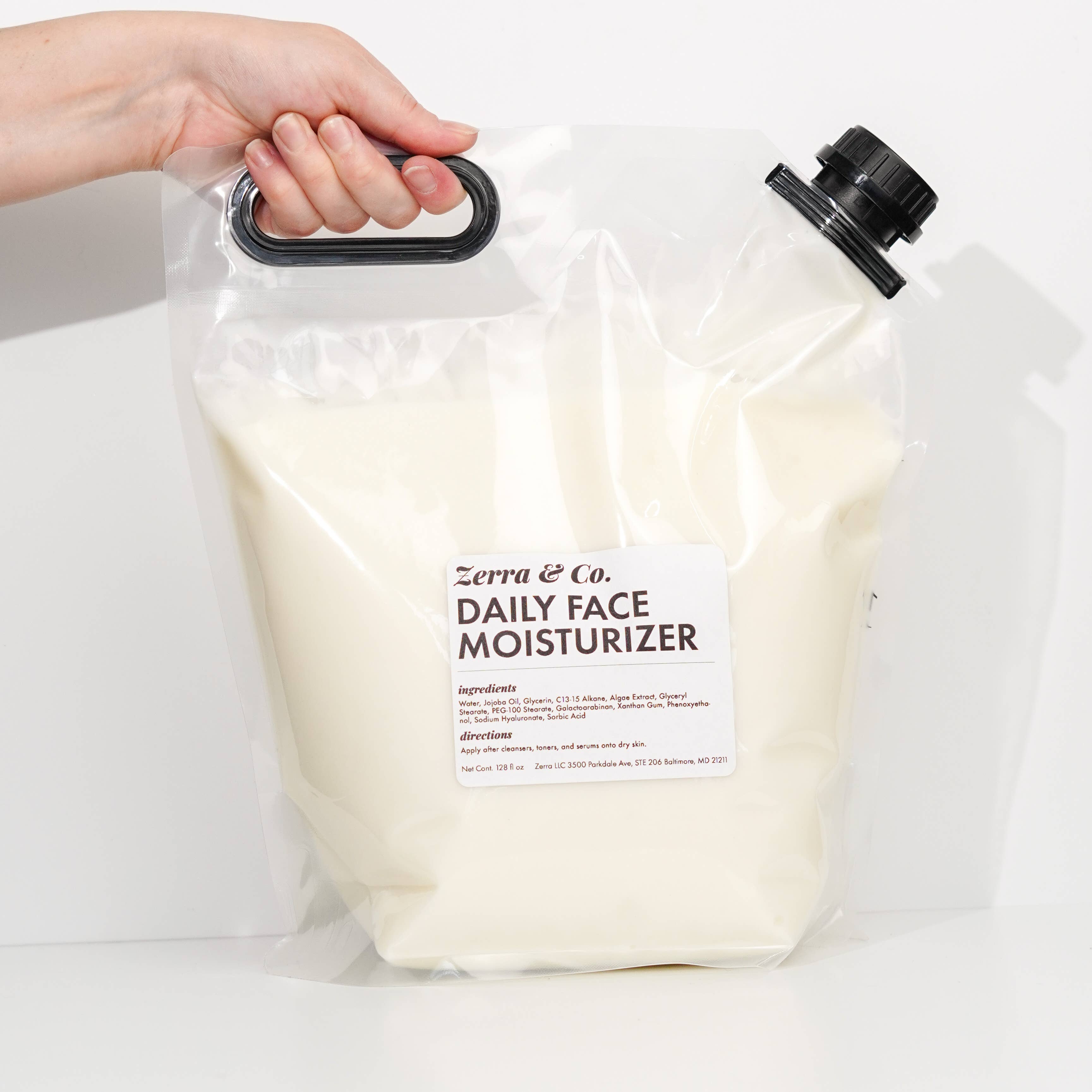 Zerra & Co. - Wholesale Facial Moisturizer - Bulk Daily Face Moisturizer | Zero Waste Skincare Refill3