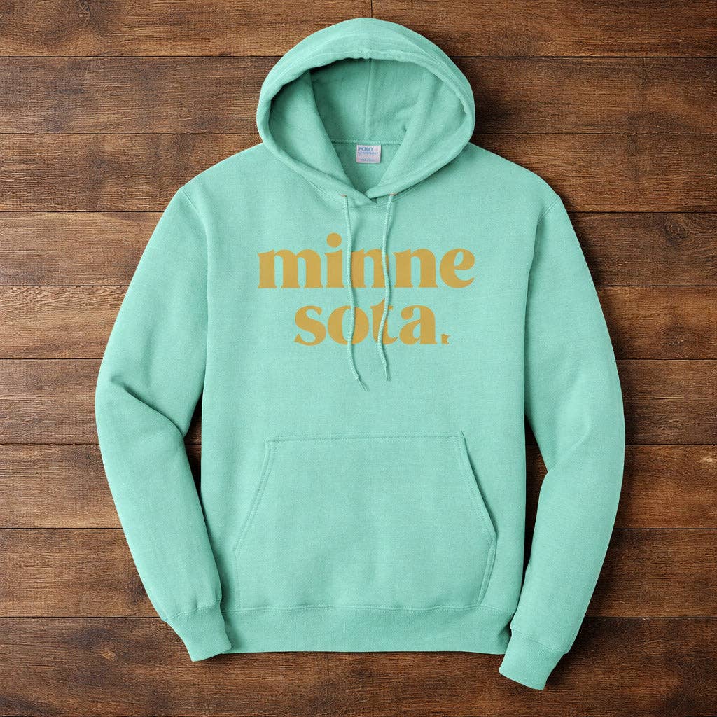 Aquatic Stacked MN Hoodie for wholesale on Faire1