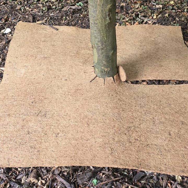 100cm Coir Mulch Mats – Pack of 9 | Natural Weed Control for wholesale by CoirProducts.co.uk of Salike Limited