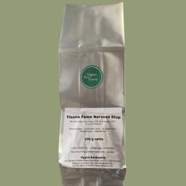 Tisana Fame Nervosa Stop 1000g pour la vente par VoglioBenEssere