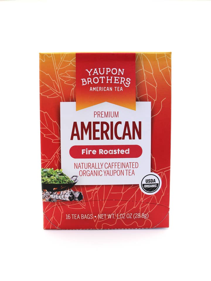 Yaupon Tea - Fire Roasted - box 16 for wholesale by Yaupon Brothers American Tea Co.