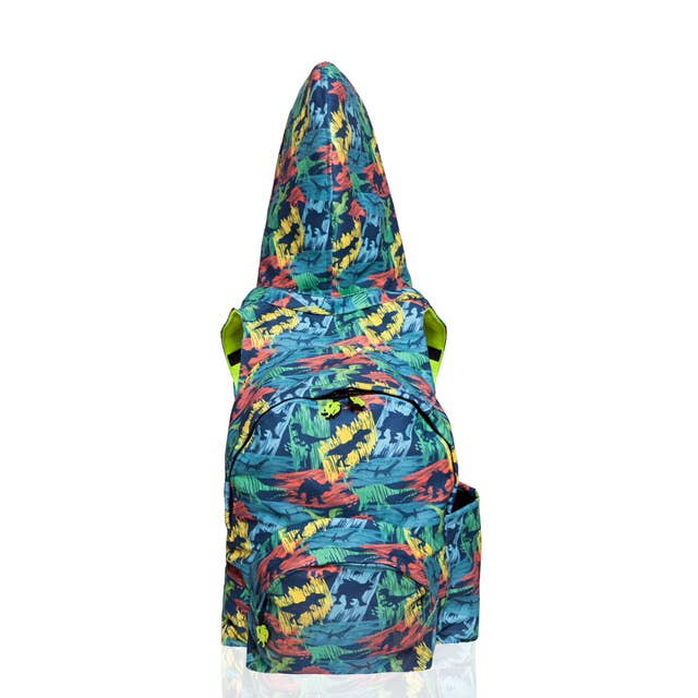 Mochila con capucha «NUEVA» - Impermeable - Dinosaurio para venta al por mayor de Morikukko USA