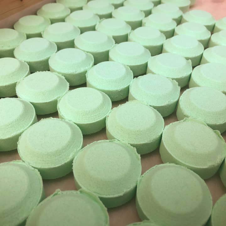 Rhubarb & Custard Shower Foamers (Naked) for wholesale by Cuff & Fluff