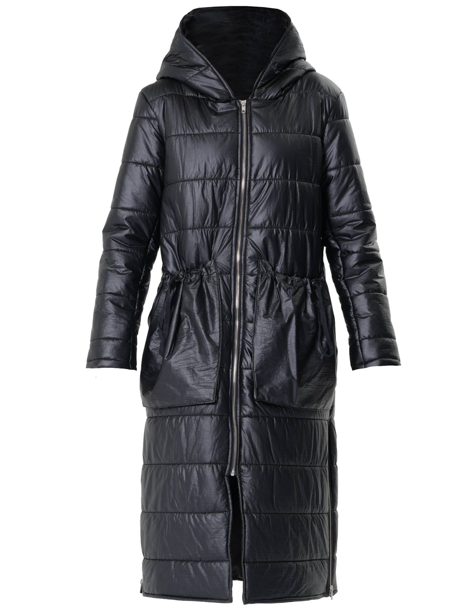Metamorphoza - Wholesale Puffer Jacket - Women's - Long Puffer Jacket With Oversize Pockets0