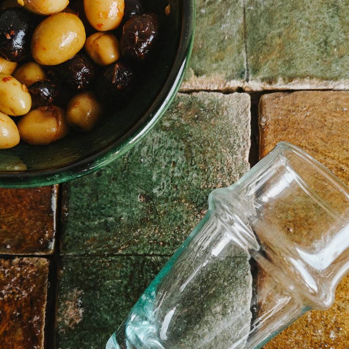 El Consulado Shop - Wholesale Drinking Glass/Cup - Vaso tradicional marroquí de vidrio reciclado para té o agua3