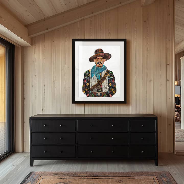 Art Print | Western Cowboy Art | SNAKE RIVER GUIDE for wholesale by Dolan Geiman
