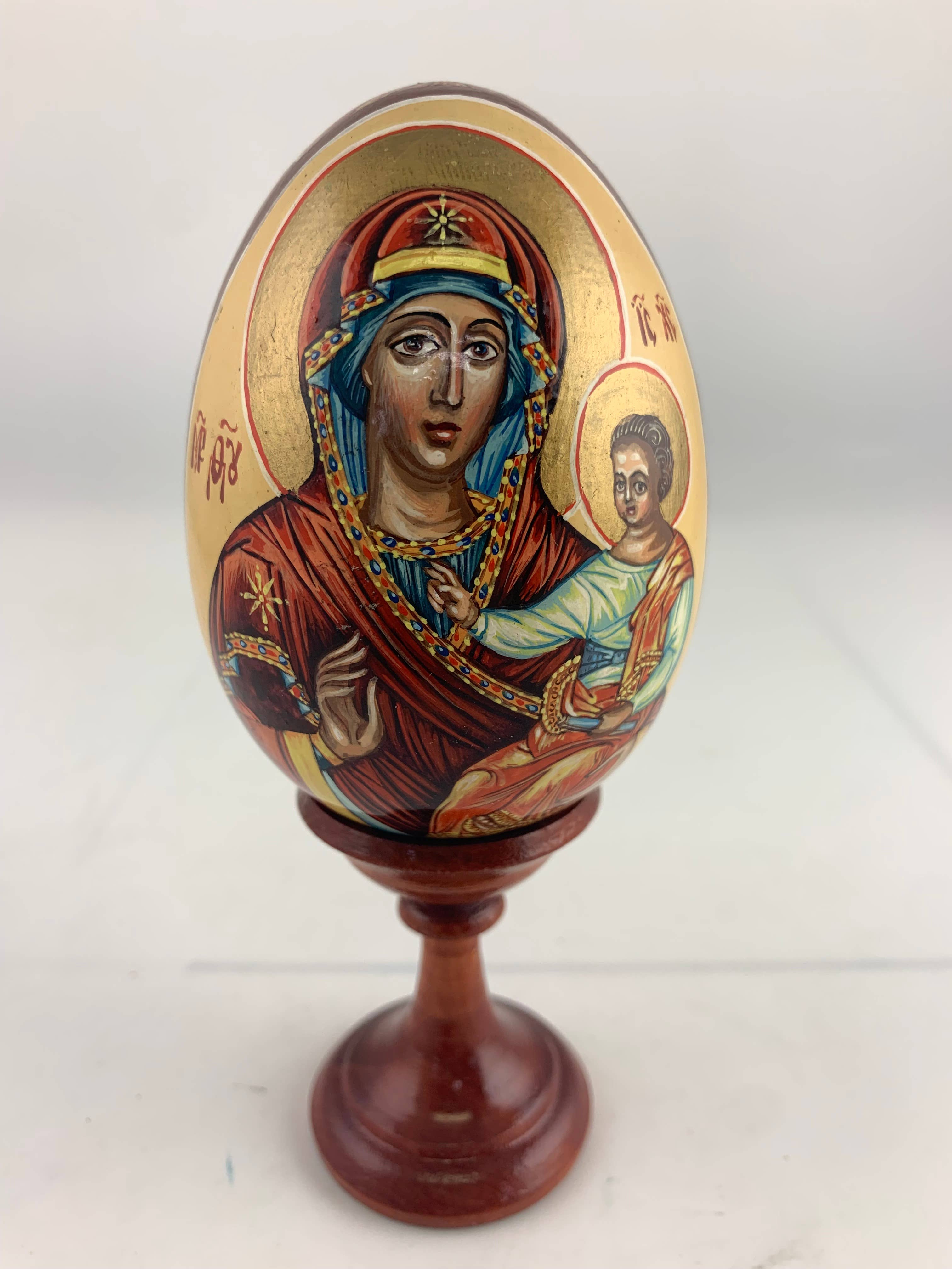 Golden Cockerel - Vendita all'ingrosso Decorazioni da tavolo - Uovo iconico ortodosso panoramico vintage26