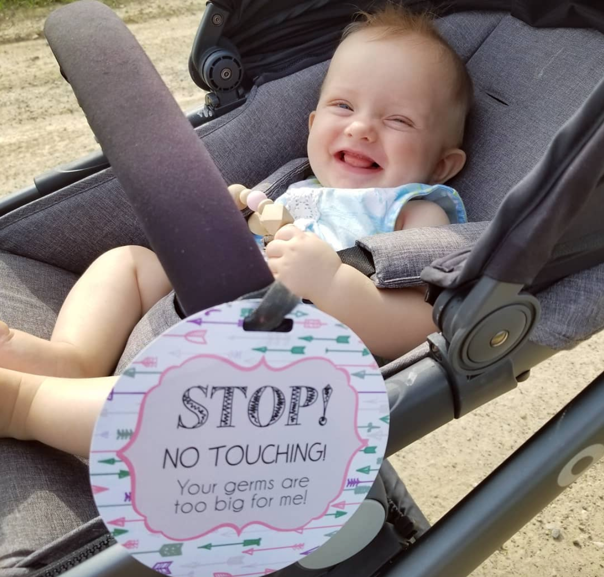 Three Little Tots - Venta al por mayor Funda de asientos de coche - Niños y bebés - Pink Arrow - Etiqueta para asiento de coche y cochecito10
