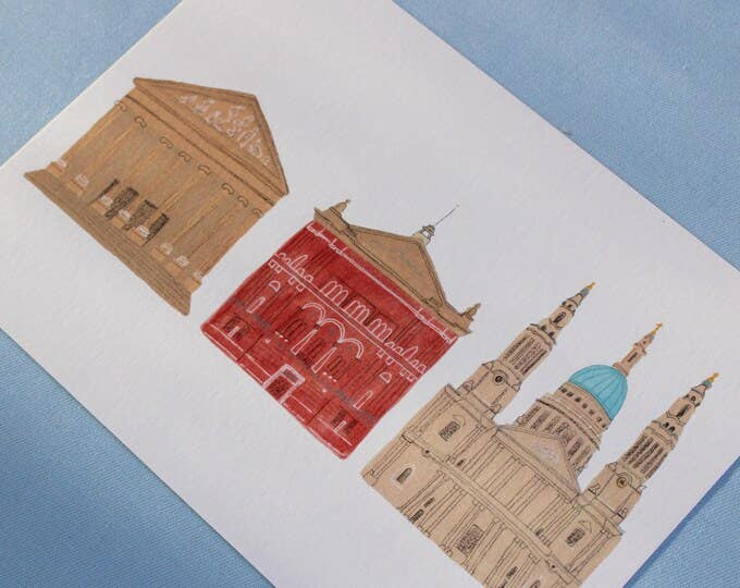 Emma Holmes Art - Wholesale Art Print - London Culture - Art Print1