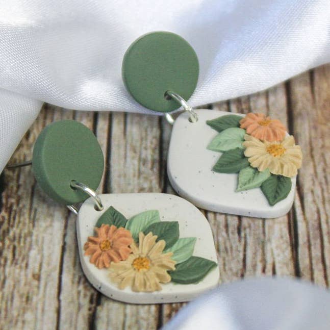 Wildflower Diamond Earrings | Classic for wholesale by Arias Design Co