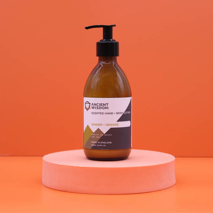 Ancient Wisdom - Wholesale Hand & Body Lotion - Ginger & Orange Lotion 300ml