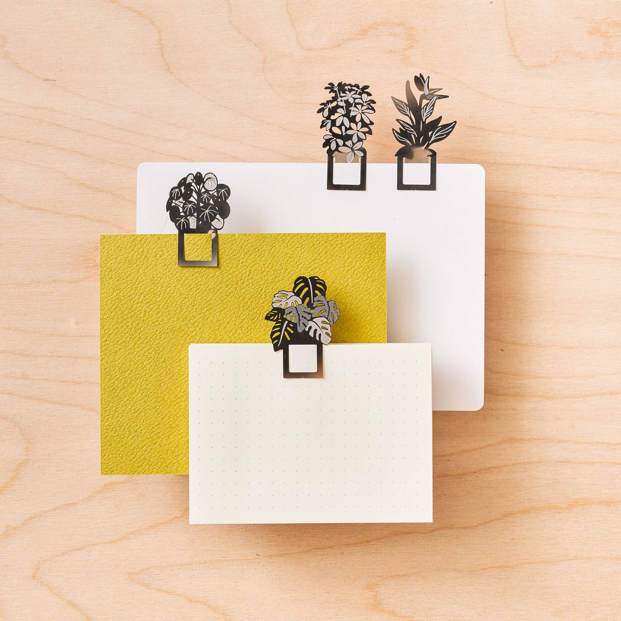 Another Studio U.S - Vendita all'ingrosso Segnalibro - Segnalibri a tema piante da interno, regali carini per amanti di piante e libri3