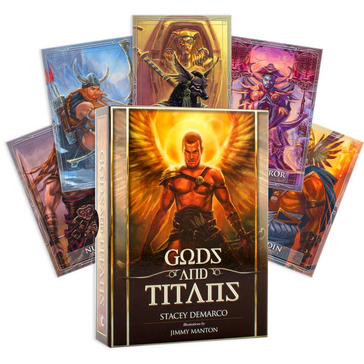 Gods And Titans Oracle Cards Beyond Words for wholesale by Cardshouse