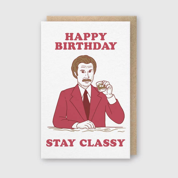 Pike Street Press - Wholesale Birthday Card - Happy Birthday Stay Classy