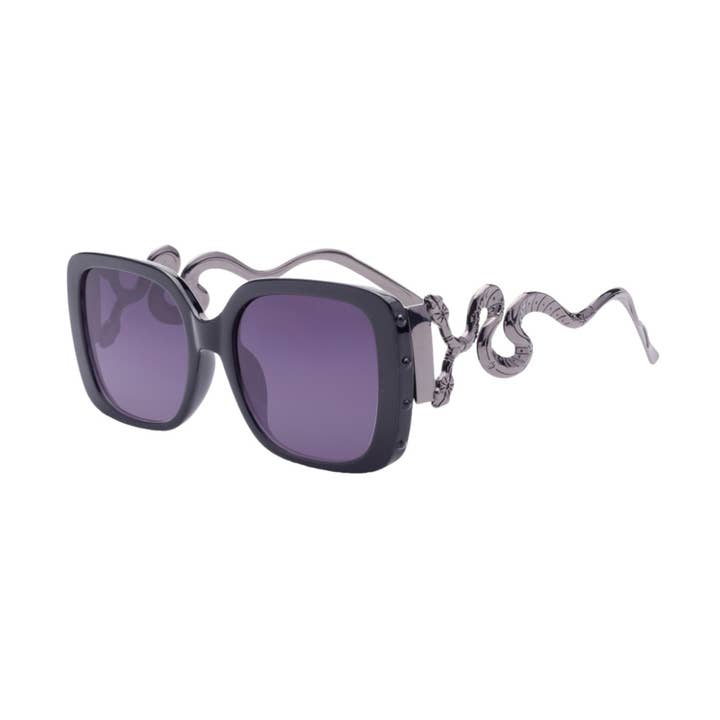 Sculpted SNAKE Arm Statement Sunglasses for wholesale by V by Vye Eyewear