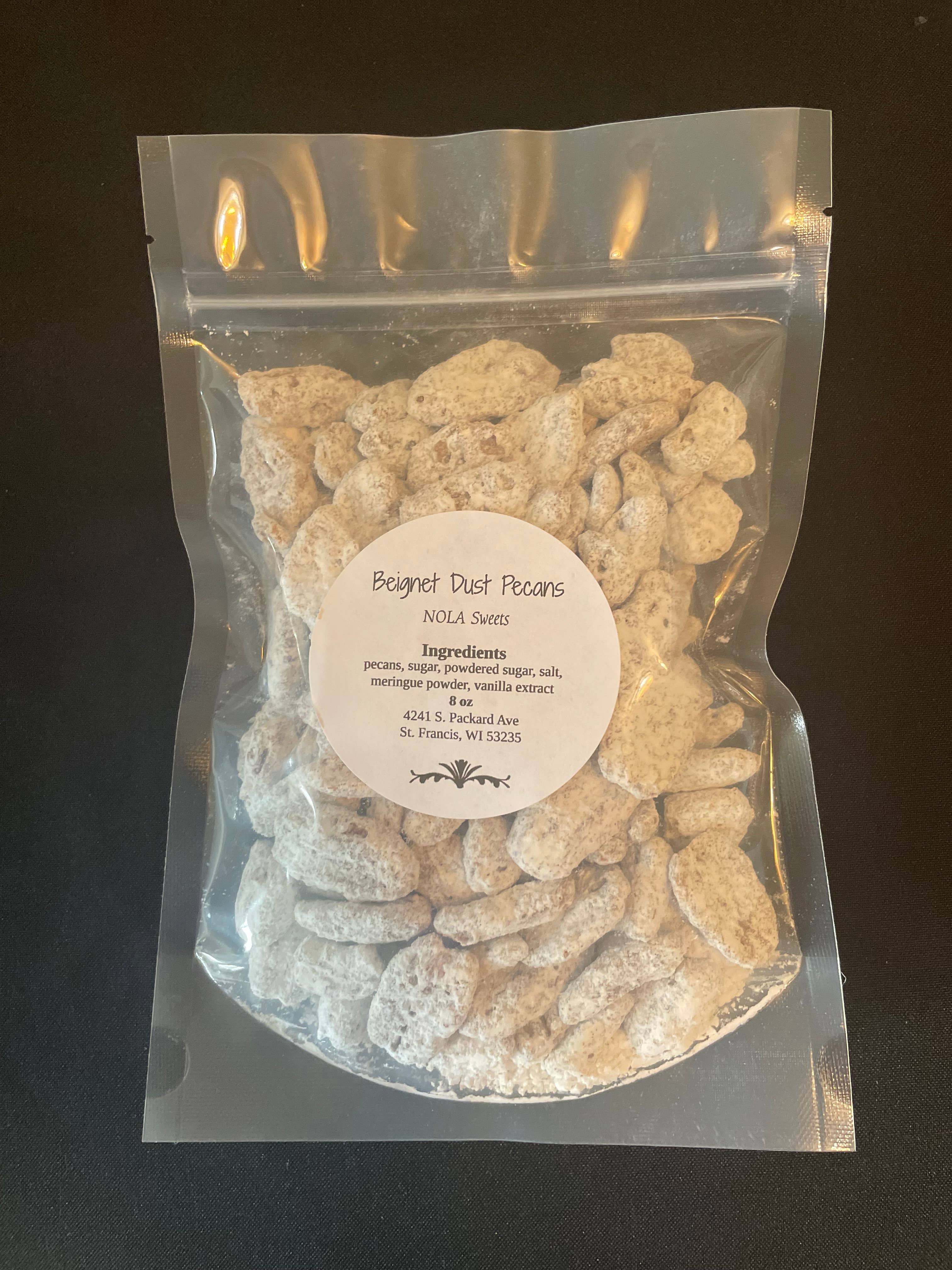 NOLA Sweets - Wholesale Nuts - Beignet Dust Pecans0