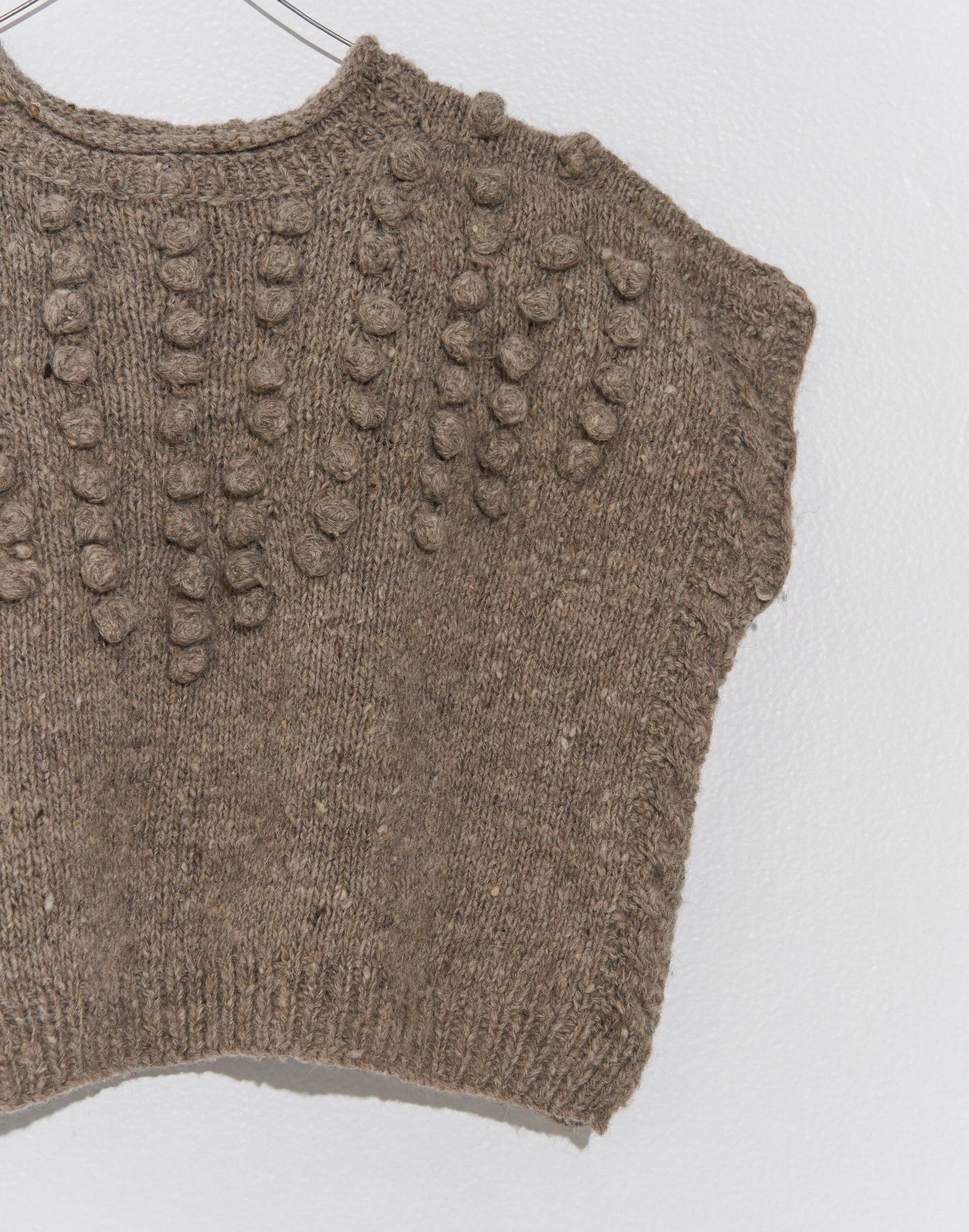 World of Crow llc - Wholesale Knit Sweater - Women's - Cropped brown sweater1