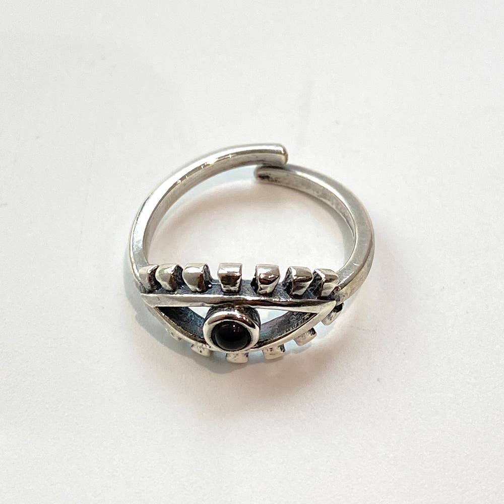 VIE – Engroshandel Statementring – Sølvbelagt justerbar ring, design nr. 373