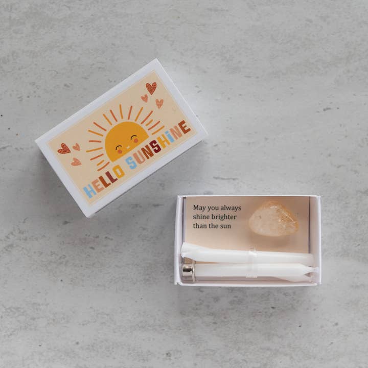 Marvling Bros Ltd - Wholesale Meditation supplies - Hello Sunshine Mindfulness Gift In A Matchbox5