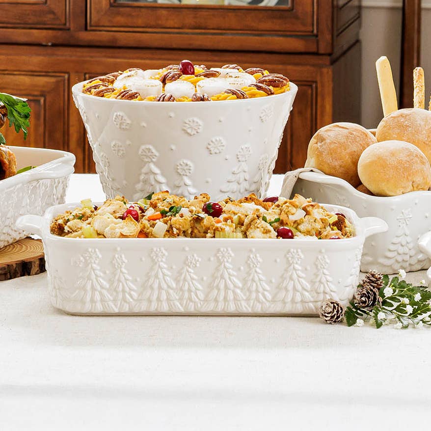 Temp-tations - Wholesale Baking Dish - Temp-tations Stoneware 11x7 Baker - 5 designs9