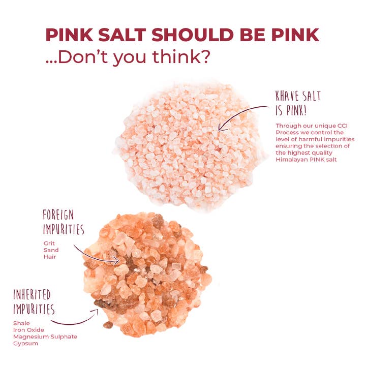 KHĀVE® - Wholesale Salt - KHAVE® 6 PACK Himalayan Pink Salt Coarse 12.4 oz / 350g