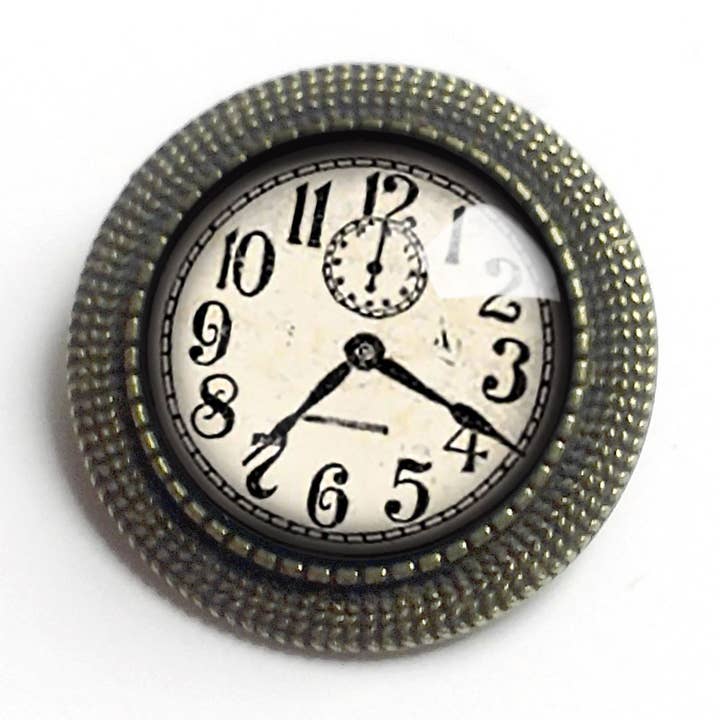 Edwardian Clock Steampunk Brooch for wholesale by The Divine Iguana