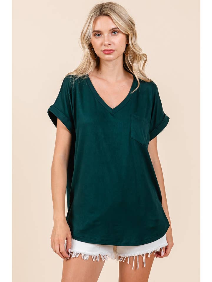 mittoshop - Wholesale Knit Top - Women's - T9153 - DTY V-NECK 1POCKET DETAIL DOLMAN KNIT TOP17