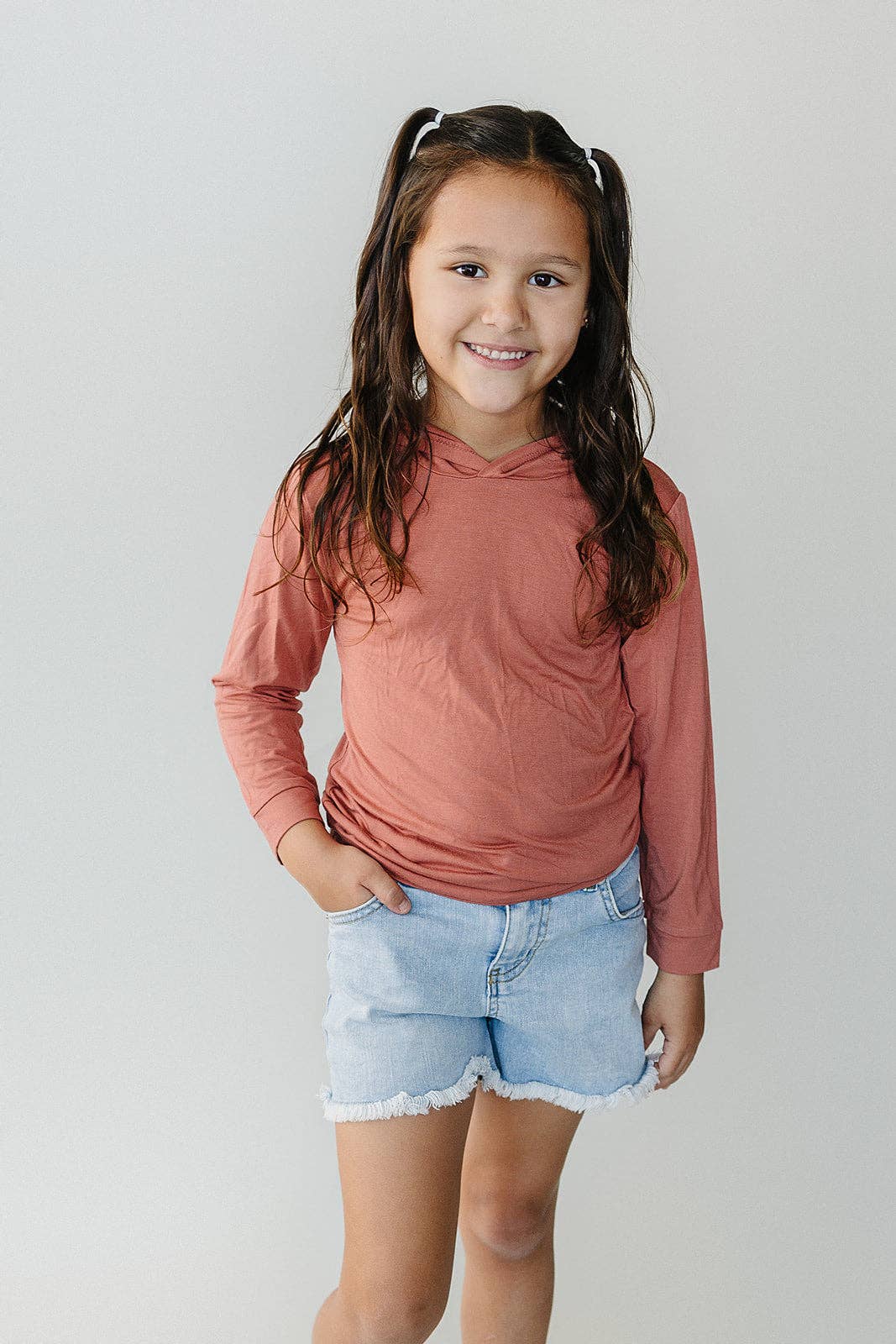 Bamboo Hoodie in Sailing Red for wholesale on Faire3