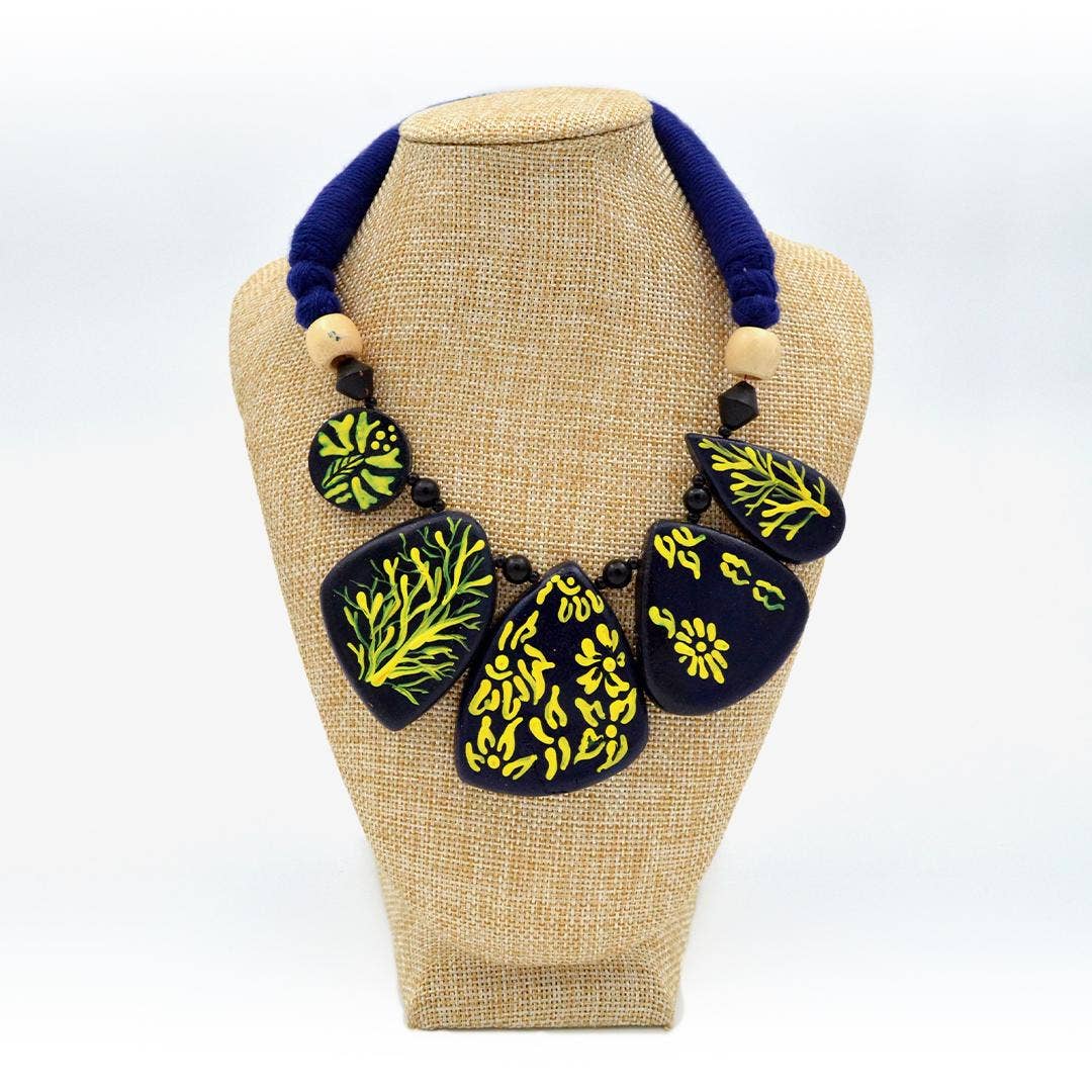 House of Kraft - Wholesale Jewelry Set - Floral Jewelry Set | Clay Jewelry | Yellow Forest Jewelry8