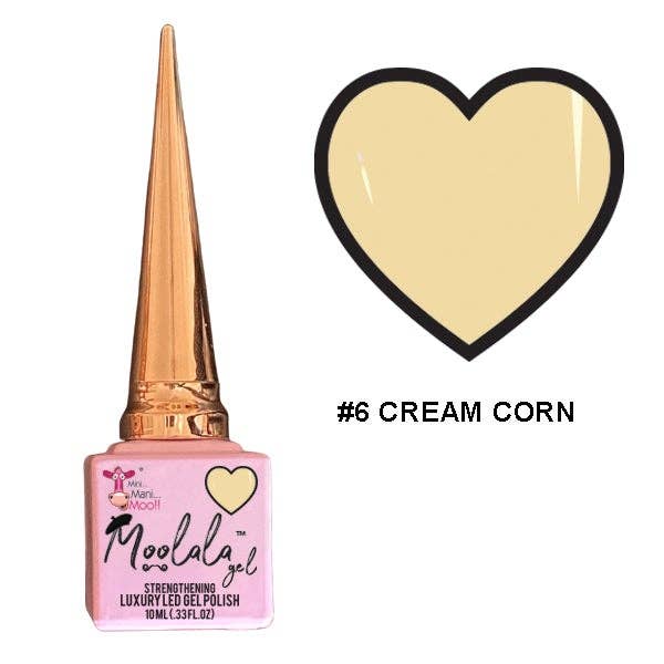 Moolala™ 2 STEP GEL - #6 ROOMMAÏS voor wholesale door MiniManiMoo!!