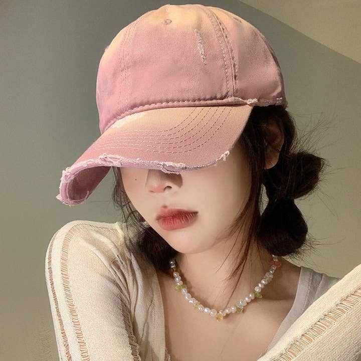 Pink Baseball Cap For Women for wholesale by MoodGold