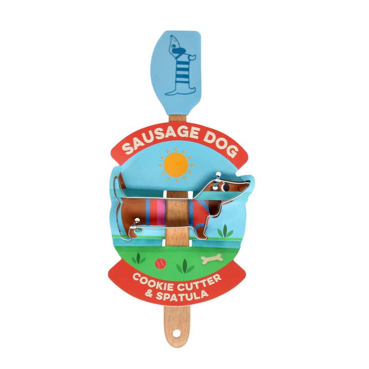 Cookie cutter & mini spatula - Sausage Dog for wholesale by Rex B2B - UK